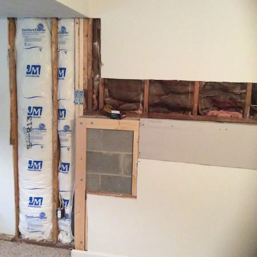 Wall insulation replacement during Structural Drying in Fairview Park
